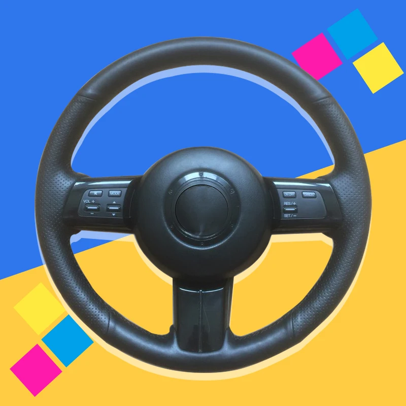 Автомобильная Оплетка на руль для Mazda MX-5 Miata 2009-2013 RX-8-2009 2013-CX-7 2007-2009 авточехлы