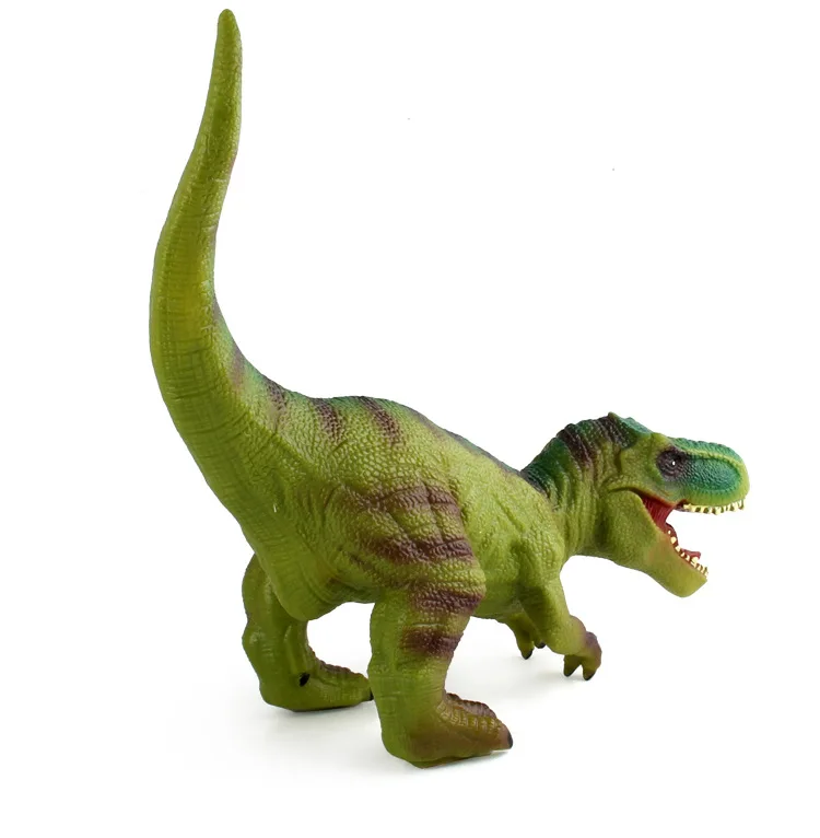Мягкий Silcone звук делая хлопок наполнение динозавр T-Rex модель игрушки большой размер динозавр игрушка мальчик Рождественский подарок