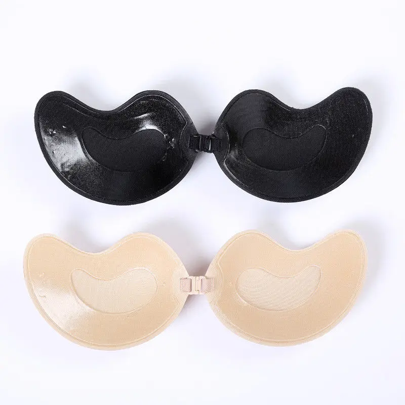 New Fashion Sexy Women Silicone Self Adhesive Push Up Pasties Strapless  Invisible Bras Brassiere New Convenient Breast Petals - AliExpress