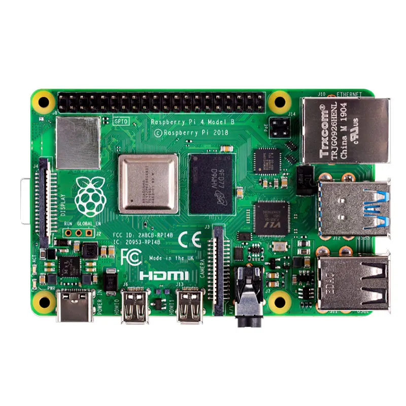 Оригинальный Raspberry Pi 4 Model B /8 ГБ ОЗУ + акриловый корпус блок питания SD карта