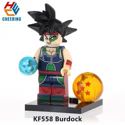 Одиночная продажа строительных блоков BallZ trunks Broli Gotenks Goku Majin Buu Burdock модель подарочные фигурки Кирпичи игрушки для детей KF558