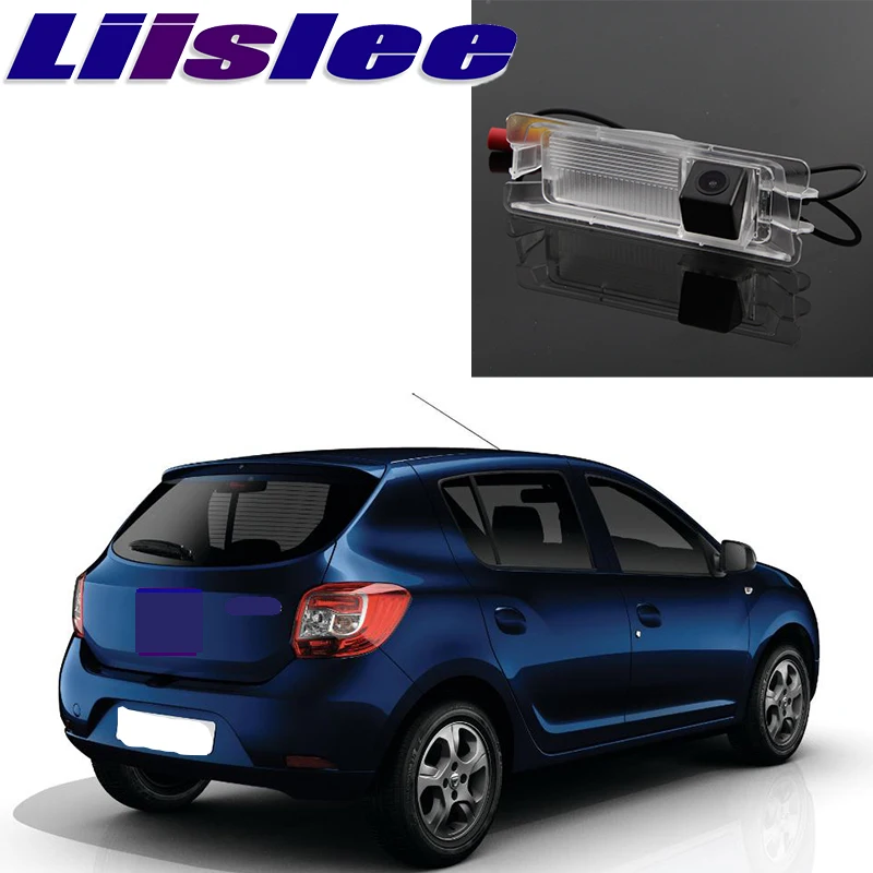Liislee для Renault Sandero II 2 2012~ автомобильная камера, высокая камера заднего вида для использования CCD с разъемом RCA