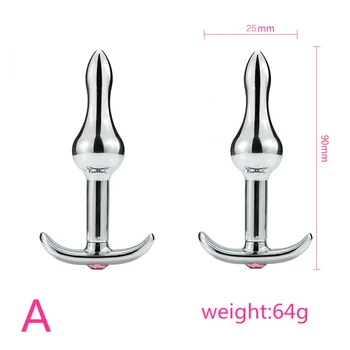Sex Toy for Adult Stainless Steel Butt Plug Anal Massager Spiral Beads Stimulation Thread Anal Plug Anus Couples SM Products 4