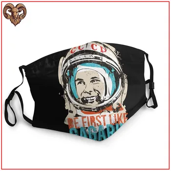 

Men facemasks masks for germ protection Gagarin cccp under eye reusable breathable adjustable cotton face shield masks cool