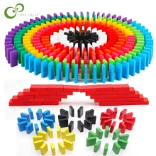 Игрушки домино, деревянные аксессуары, блоки для органов, радужные Пазлы домино Монтессори, развивающие игрушки для детей ZXH