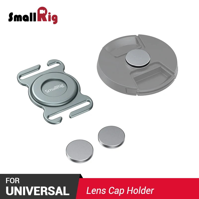 

SmallRig Camera Lens Cap Holder DSLR Camera Rig quick & easy-to-use way to hold your camera lens cap to the shoulder strap 2461