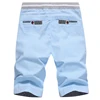 2024 Summer Casual Shorts Men Cotton Cargo Shorts Elastic Waist Drawstring Beach Board Shorts M-4XL Plus size Drop Shipping 3
