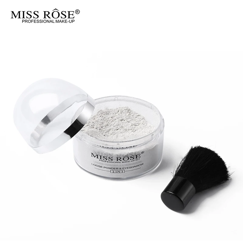 Miss Rose Золотой Серебряный Блестящий свободный порошок Хайлайтер для макияжа перламутровый для лица осветляющая палитра осветителя тела с кистями