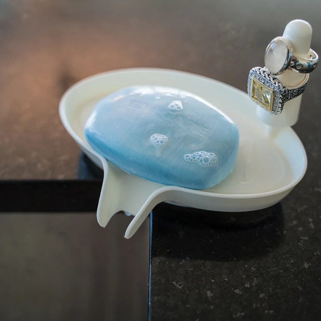 1 шт. креативная стойка для хранения мыла стеллаж губки с кольцом-держателем