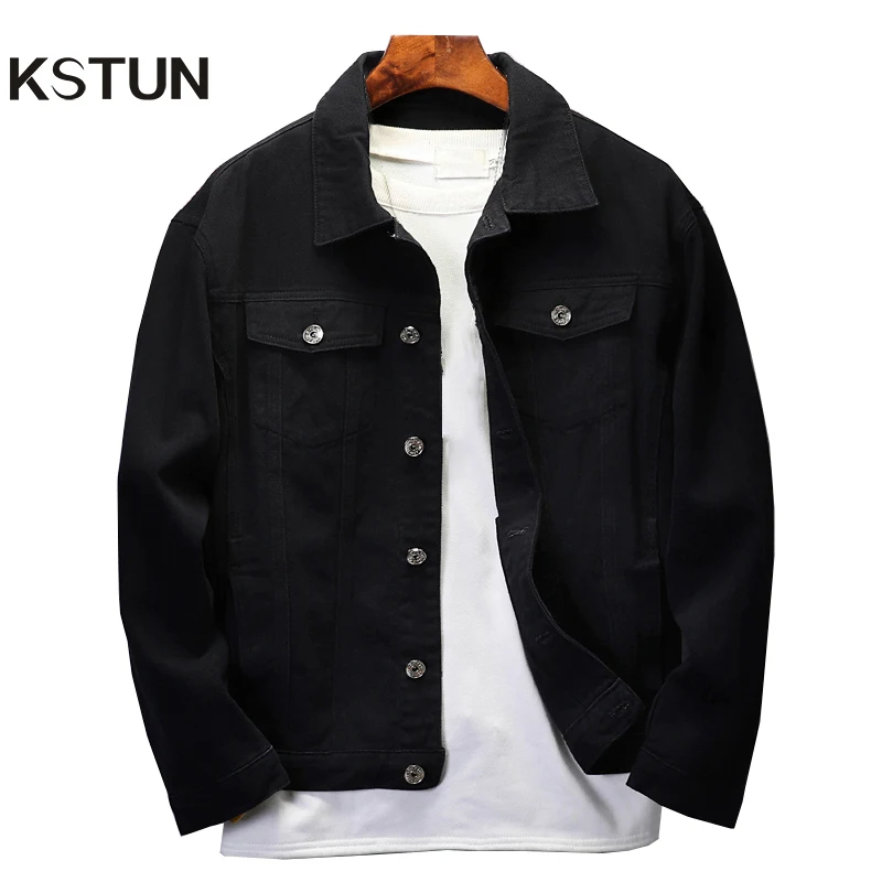 

Denim Jacket Men Solid Black Mens Denim Jacket and Coats Bomber Jacket Men High Quality Cowboy Men's Jean Jacket Chaqueta Hombre
