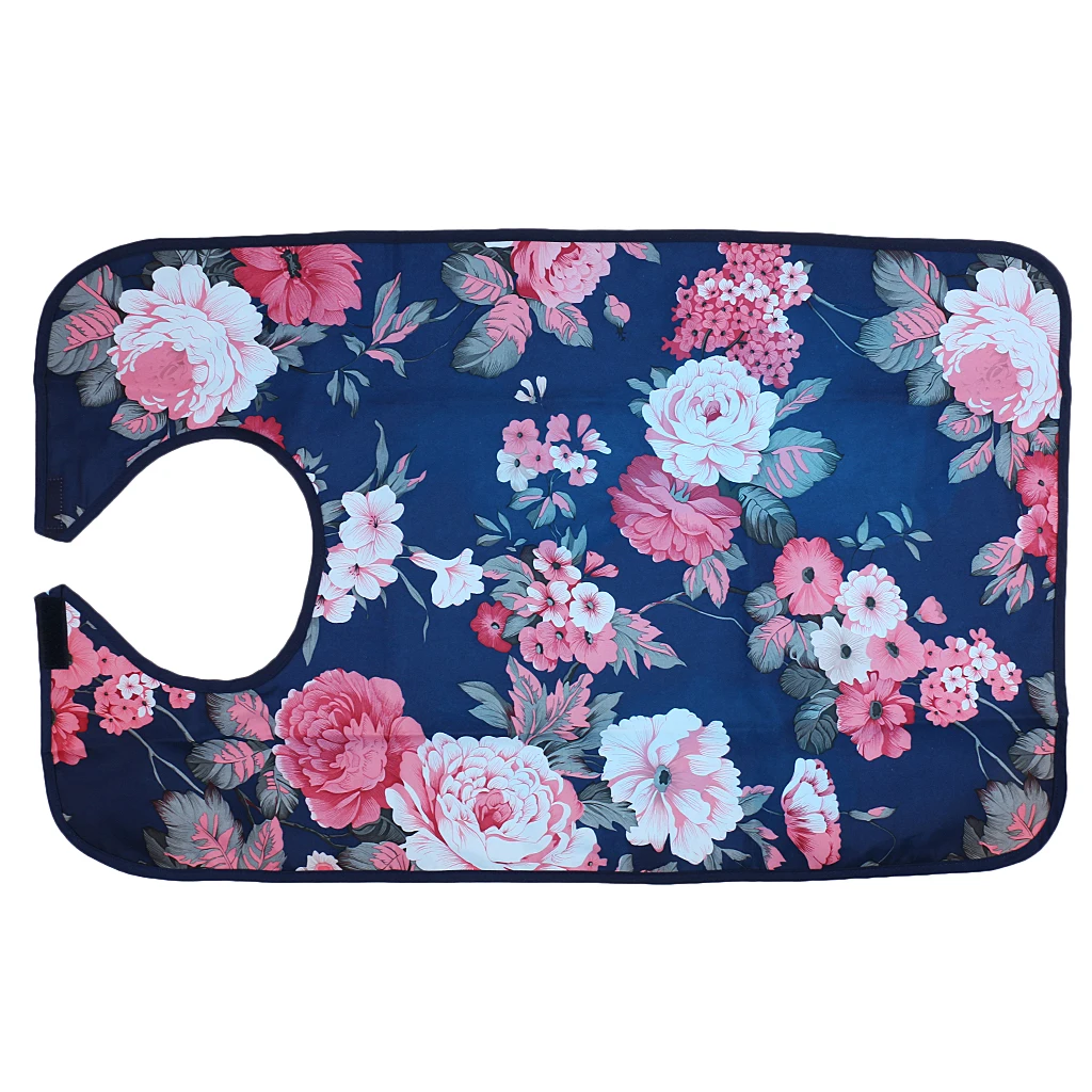 2pcs Adult Bibs for Women Men Disability Elderly, Absorbent Waterproof Clothing Protector Aid Home Hospital Use