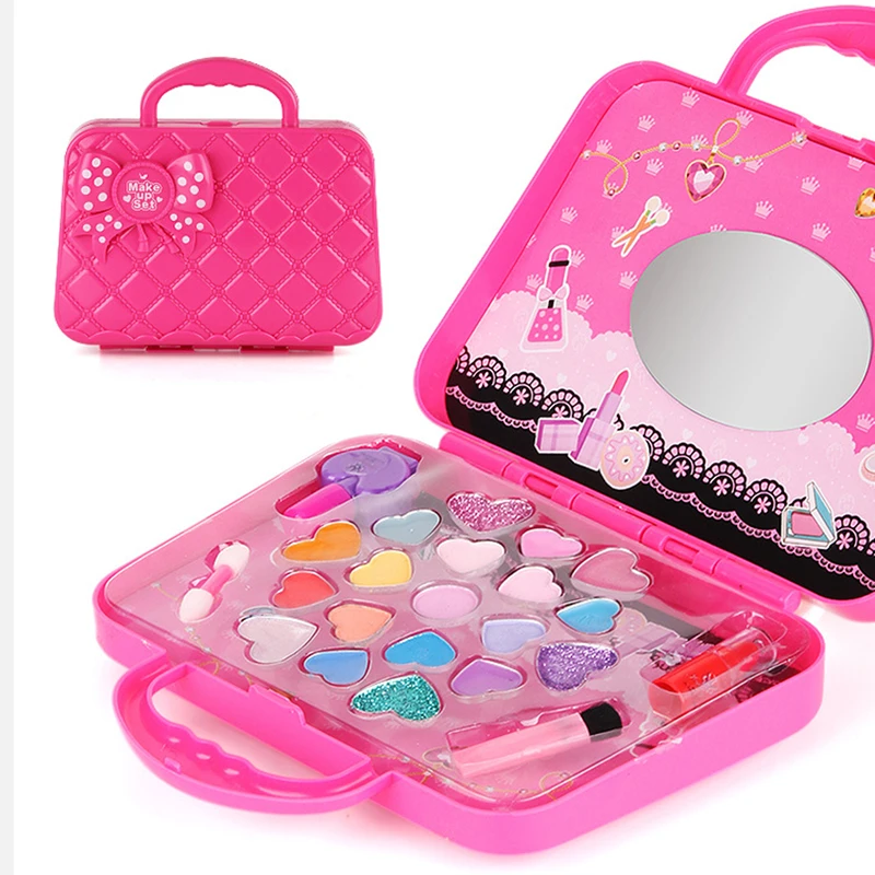 Kids Makeup Set Toys Suitcase Dressing 