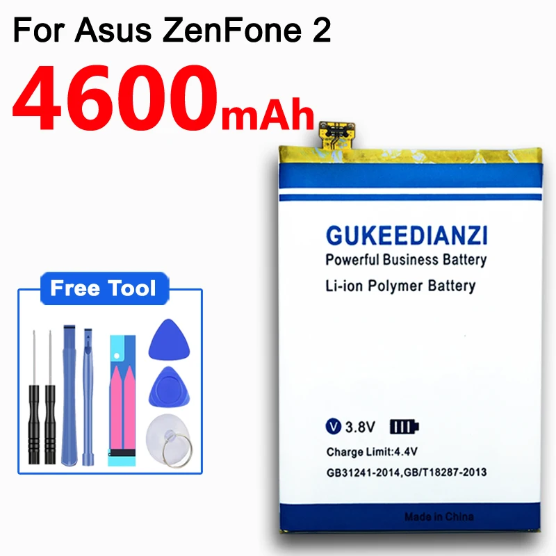 GUKEEDIANZL C11P1424 Батарея для Asus ZenFone 2 Z008D ZE551ML ZE550ML Z00AD ZenFone2 5,5 дюймов 4600 мАч