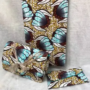 

3pcs African Ankara Tote Bag set,1 Small Clutch Bag Matching Ankara fabric African print Fabric For Party DFB-4