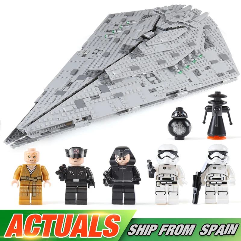 

DHL 05131 Star Toys Wars The First order Legoing 75190 Star Destroyer Set Building Blocks Bricks New Kids Toys Christmas Gifts