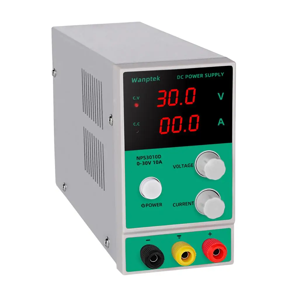 30V 10A светодиодный цифровой Дисплей лаборатории переключения регулируется Питание лаборатория Dc настраиваемая скамья для пресса источник Dgital Напряжение регулятор