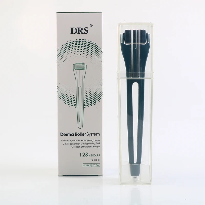 Micro Needle DRS 128 Derma Roller Titanium Needle Mezoroller Dermaroller For Face Skin Care