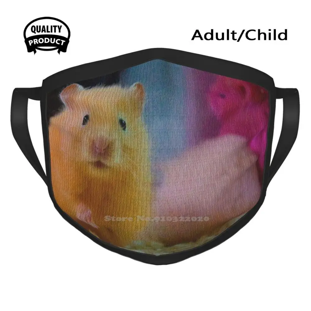 

Don'T Look So Surprised! Fashion Men Women Outdoor Sport Mask Mouth Masks Animal Company Familiar Hamster Pet Rat Surprise