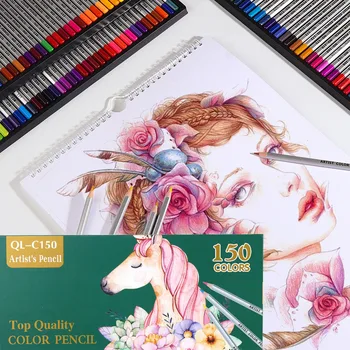 

150 Pack Colouring Hexagonal Pencils, Unique Coloured Art Pencils Assorted for Adults Sketch Coloring Books Drawing Writing