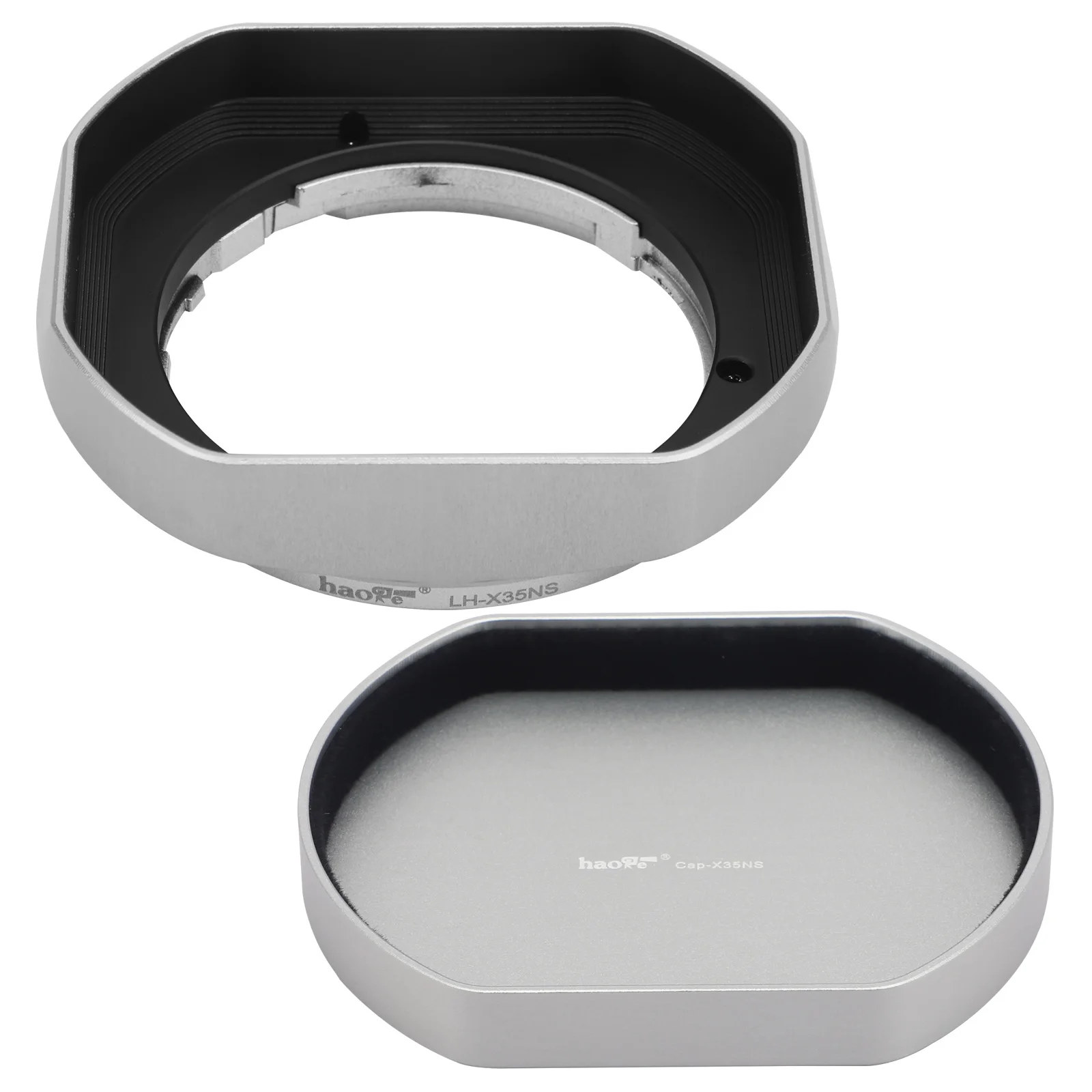 Fuji X100 Lens Hood Haoge LH-X18 Bayonet Metal Square Lens Hood