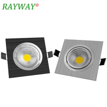 Светодиодный COB светильник с регулируемой яркостью 5 Вт 7 Вт 10 Вт 15 Вт светодиодный потолочный светильник AC85-265V встраиваемый COB Светодиодный точечный светильник для спальни, офиса, фойе