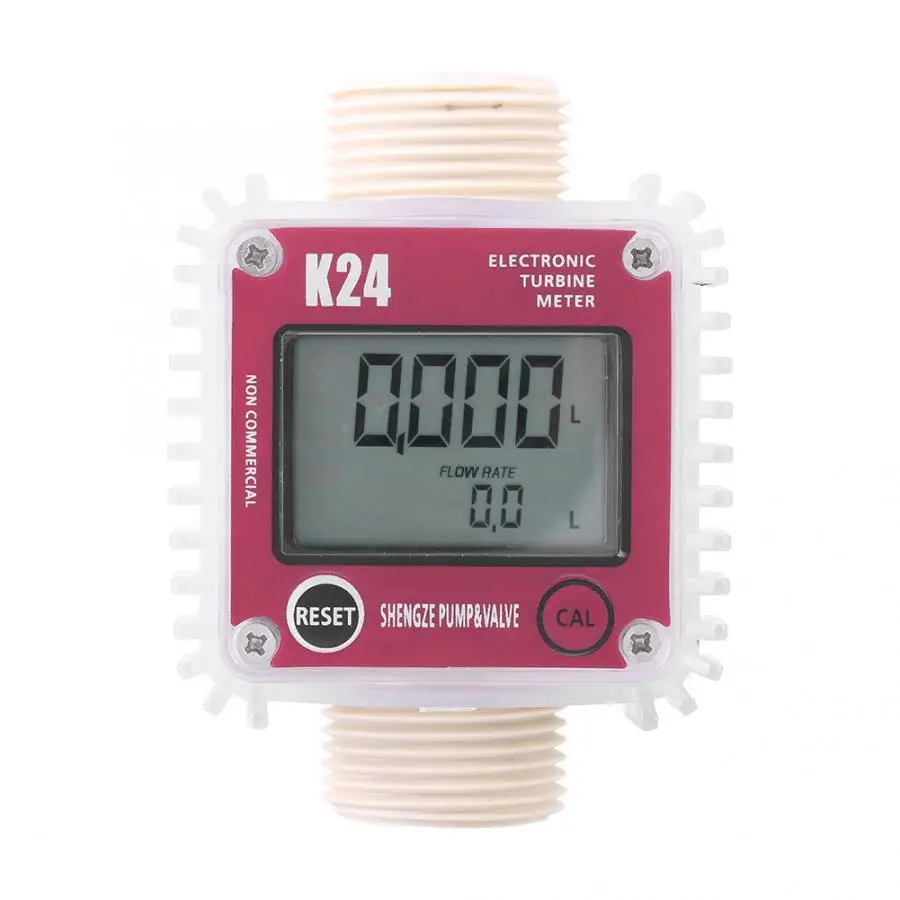 7pc K24 Digital Oil Fuel Meter Gauge For Chemicals Liquid Water Ultrasonic Hot in Industrial Commercial