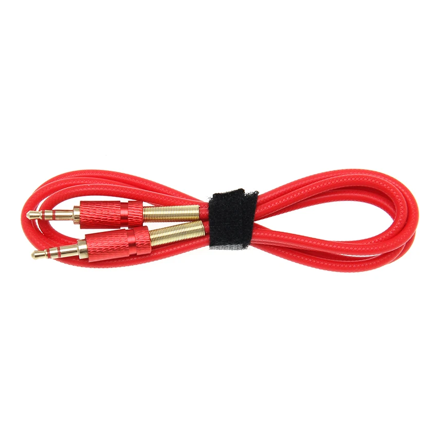 High Quality Jack 3 5mm TPE AUX Audio Cable 3 5MM Male To Male Cable for Phone Car Speaker MP4 Headphone 1M 300pcs lot