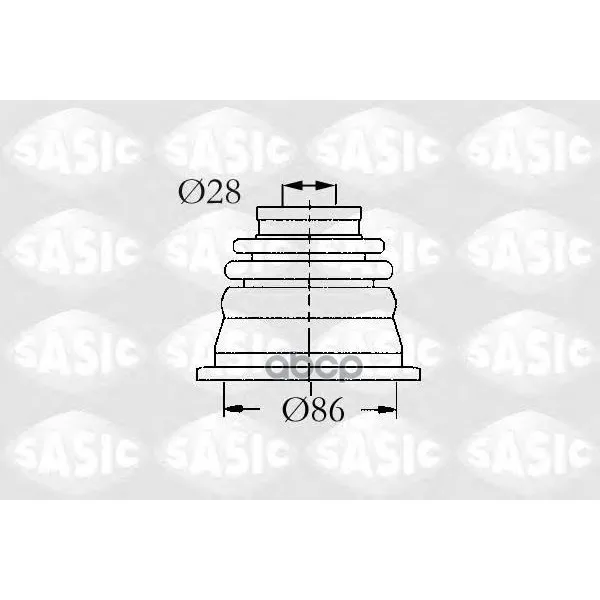 Пыльник Шруса Sasic 4003464 Sasic арт. 4003464