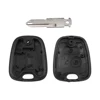 KEYYOU 2 Buttons Remote Blank Car Key Shell Fob Case For Peugeot 206 106 306 406 Key Case Cover NE73 Blade ► Photo 3/5