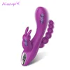 3 in 1 G Spotter Rabbit Anal Dildo Vibrator Sex Toy for Woman Adult with10 Vibrating Modes Waterproof Clitoris Massage Stimulato 1