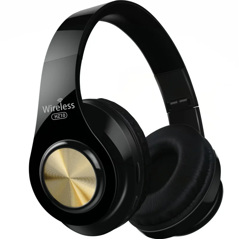 New Wireless Headphones Bluetooth Headset Foldable Stereo Headphone Gaming Earphones with Microphone for PC Mobile Phone Mp3