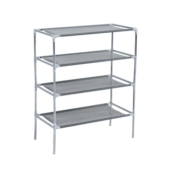

2/4/6 Tiers Shoe Cabinet Detachable Dustproof Nonwoven Fabric Shoe Rack Home Standing Space-Saving Stand Holder Shoes Organizer