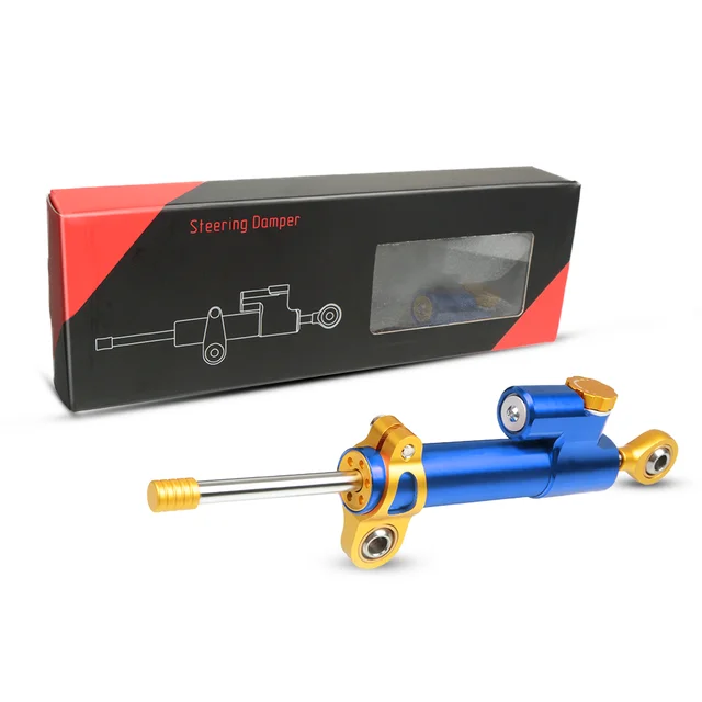 Universal Motorcycle Accessories Adjustable Steering Damper Stabilizer FOR BMW F800R F800S F800ST F850GS ADVENTURE G650GS K1200R gold blue