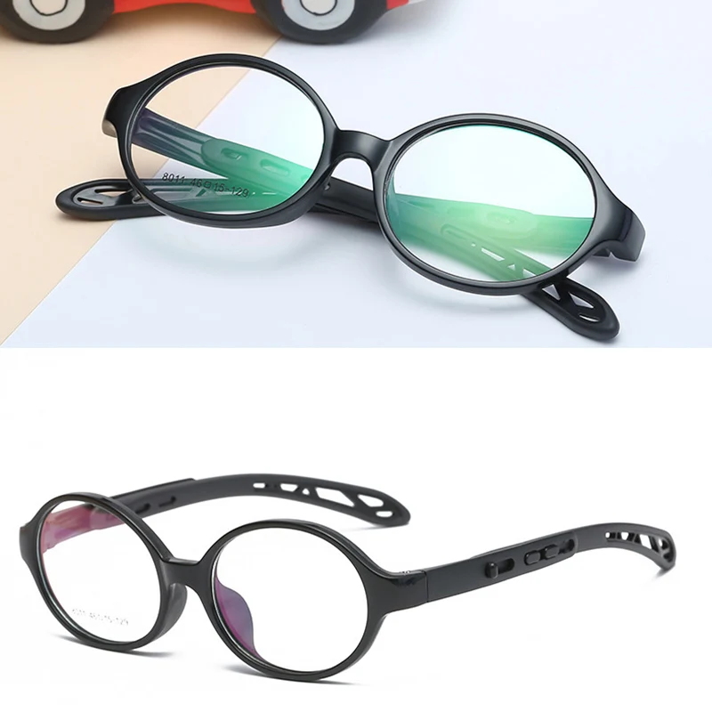 Детские оптические очки рамка Гибкая оправа для детских очков TR90 Дети небьющиеся очки безопасное освещение мальчики девочки