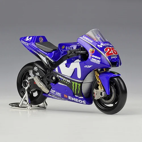 Maisto 1:18 модели мотоциклов YZR-M1 46 25 GP гоночный модельный двигатель миниатюрная гоночная игрушка для коллекции подарков - Цвет: 25