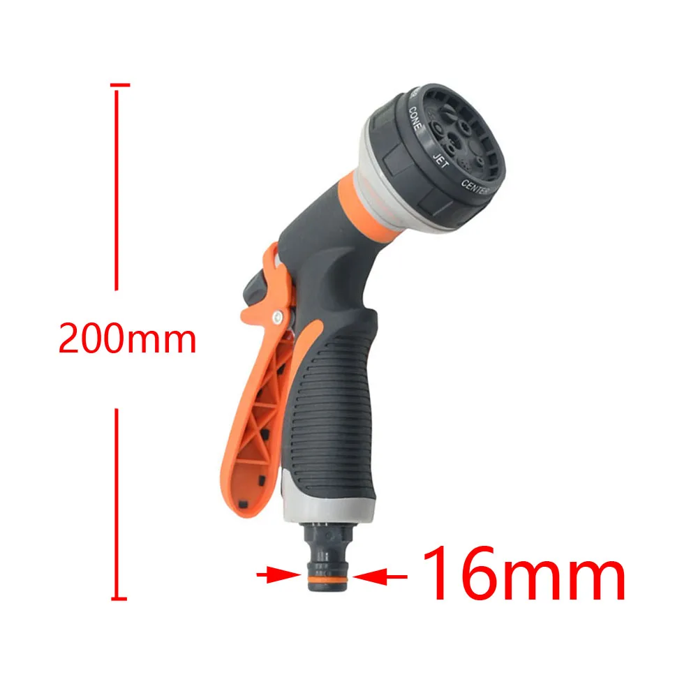 Portable High-Pressure Water Gun EVA Spring Tube Car Washing Magic Hose Expandable Garden Flower Lawn Watering