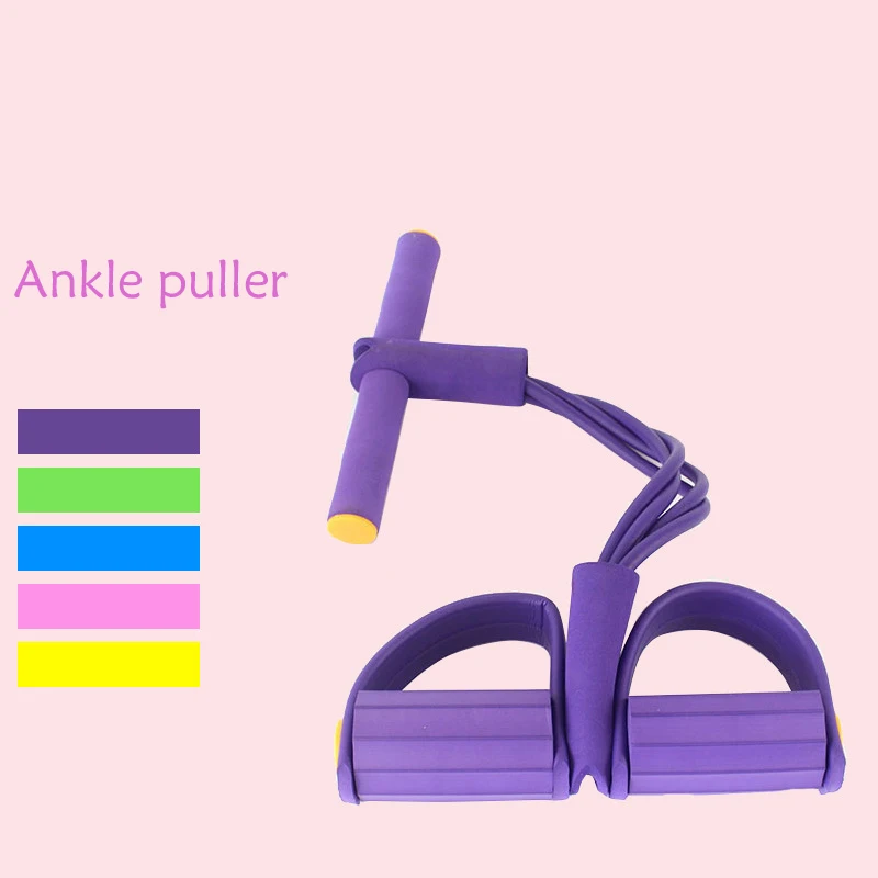 

Fitness Gum Resistance Bands Latex Tube Exerciser Pedal 4 Sit-board Rope Pull Expander Elastic Bands Yoga Pilates Workout equipm