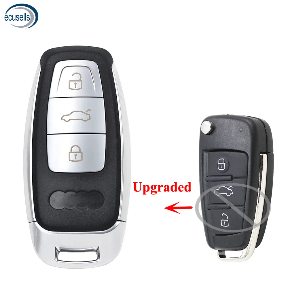 3 Button for Audi A3 A4 A6 A8 Q2 Q3 Q5 Q7 R3 RS3 RS5 TT Upgraded Keyless Remote Key Shell Case START ENGINE SYSTEM | Автомобили и