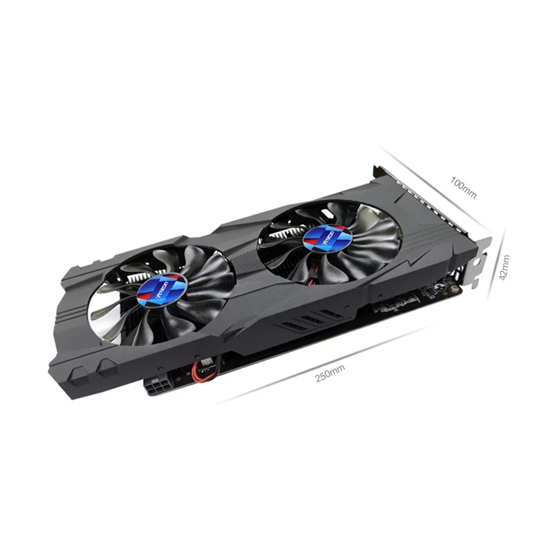 Yeston GTX1050Ti 4G D5 GE ie карта 1290 1392 МГц/7000 МГц 4 Гб 128 бит GDDR5 видео карта|Графические карты|