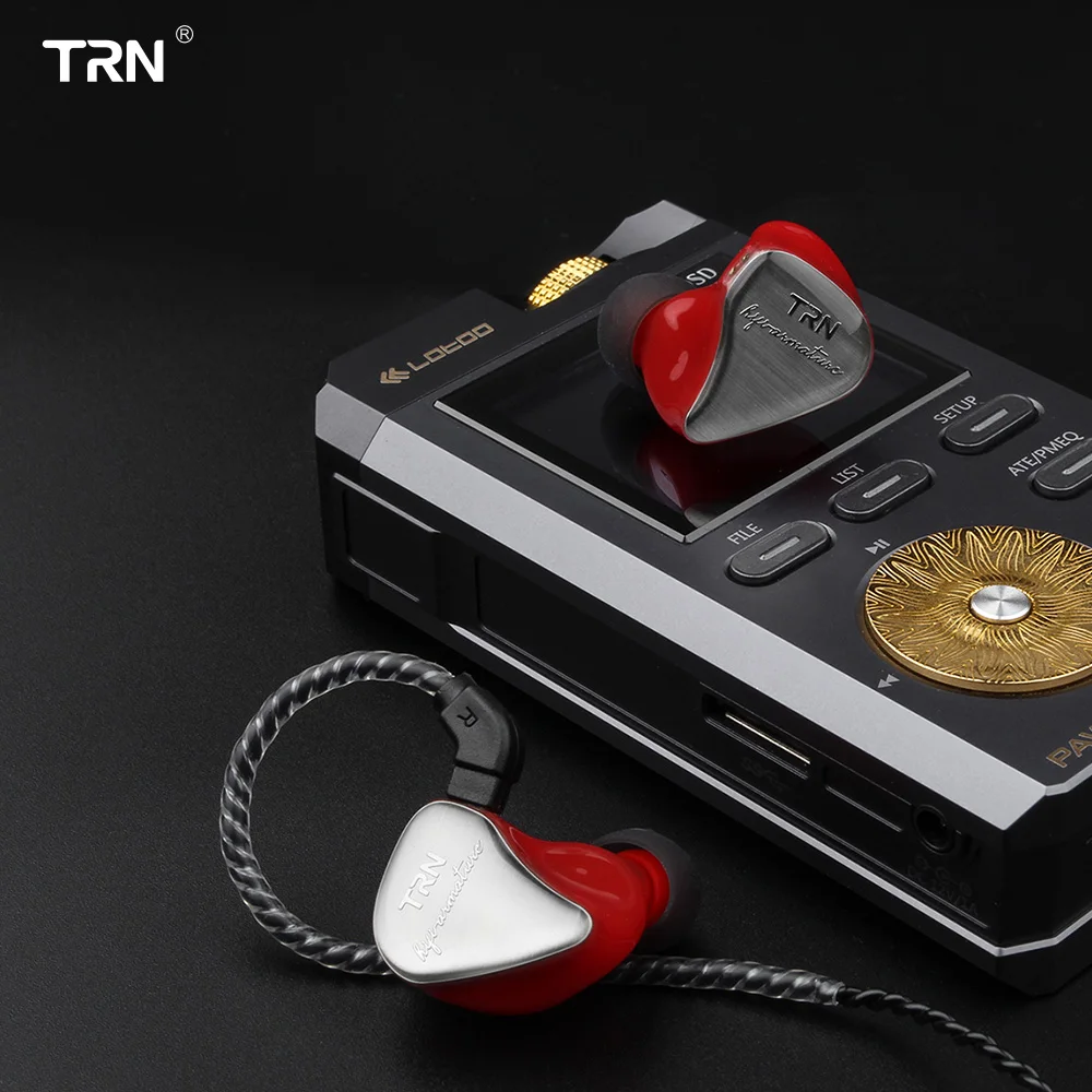TRN IM1 1BA+ 1DD гибридные Hi-Fi наушники в ухо Monito музыкальные наушники гарнитура съемное отсоединение 2Pin 0,78 кабель ZSX C12 ZS10 PRO