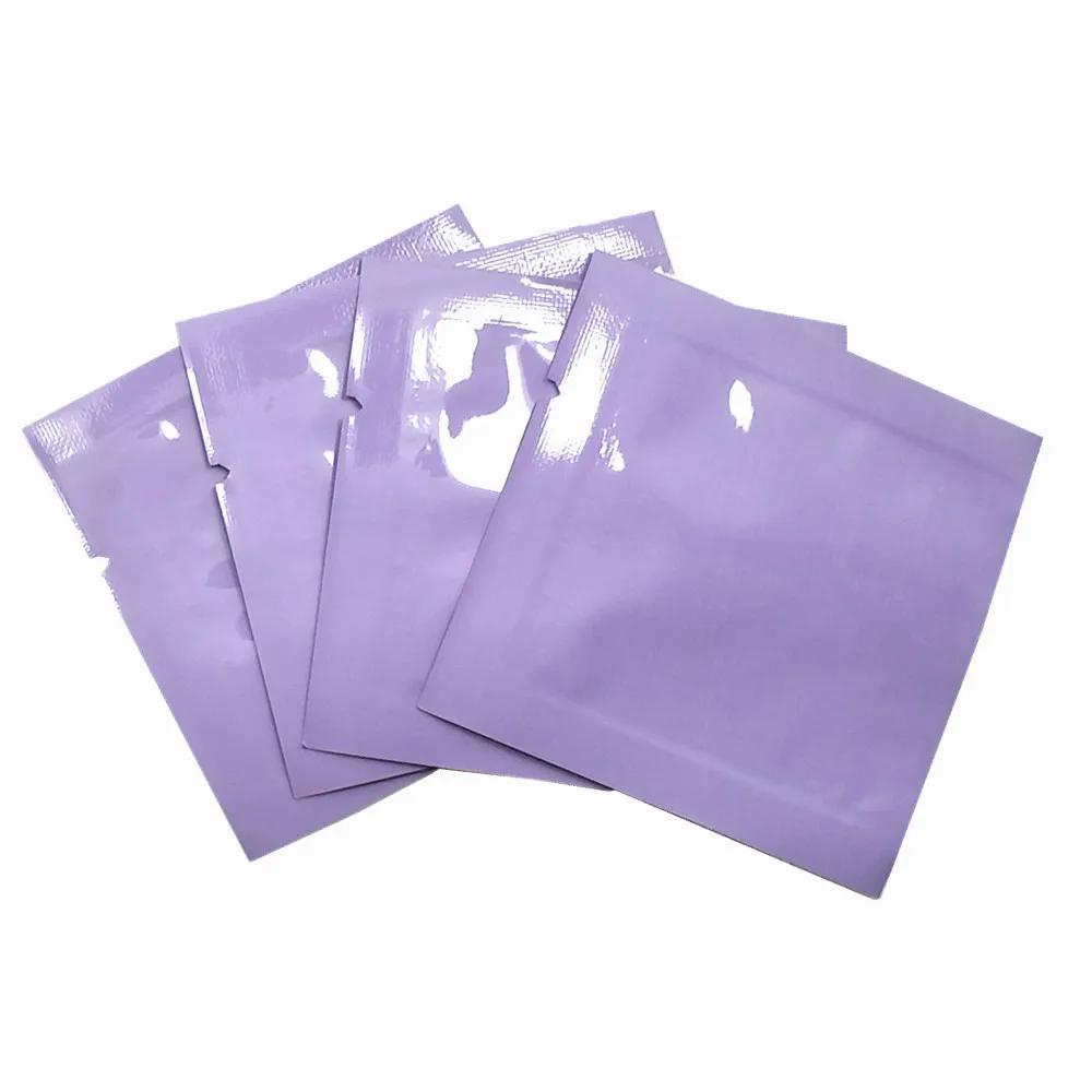 5x5cm 开口铝箔袋 浅紫色 A