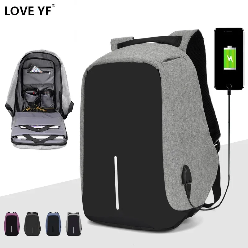 Брендовый рюкзак, Противоугонный рюкзак, сумка, 15,6 дюймов, ноутбук, Mochila, мужской водонепроницаемый рюкзак, школьный рюкзак
