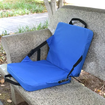 

Portable Camping Cushion Chair Folding Recliner Lightweight Backrest Seat Outdoor ENA88