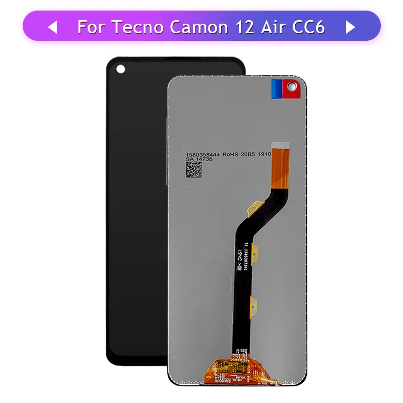 For Tecno Camon 12 Air Cc6 Lcd Display 