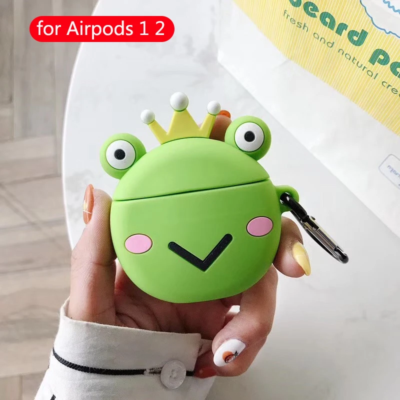 140 Милый мультяшный беспроводной Чехол для bluetooth-гарнитуры для Apple Airpod 1 2, силиконовый чехол для наушников, аксессуары для airpods, защитный чехол - Цвет: 140