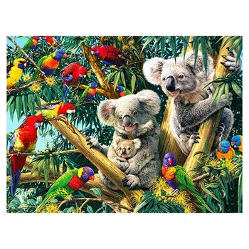 

DIY Diamond Embroidery Cross Stitch Koala Diamond Painting Cross Stitch Full Round Drill Decoration Gift