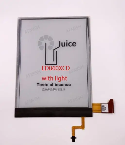 ED060XCD with light ED060XCD eink ЖК-экран с подсветкой без сенсорного экрана для чтения электронных книг - Цвет: ED060XCD with light