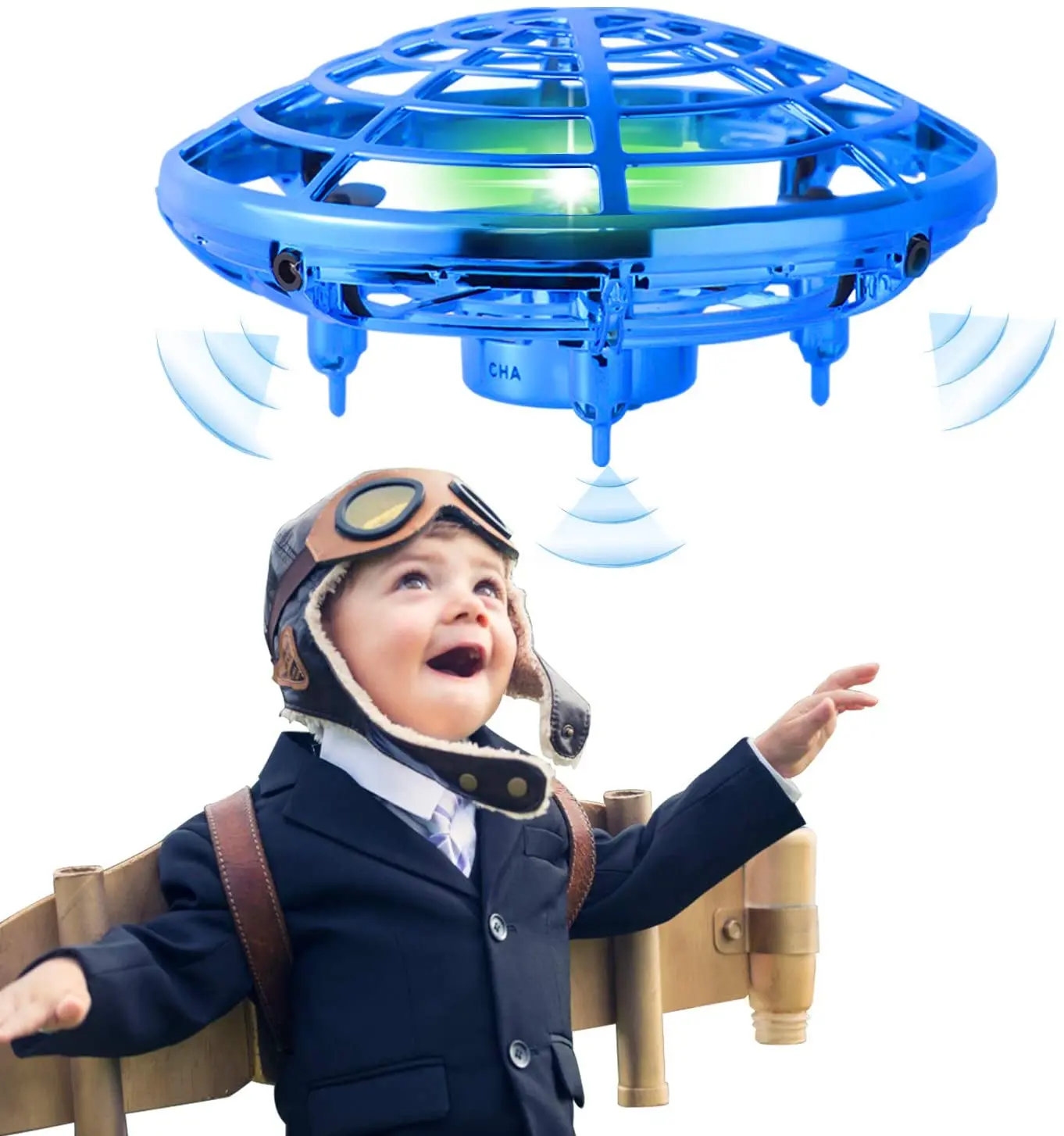 

Mini Helicopter RC UFO Drone Aircraft Hand Sensing Infrared RC Quadcopter Electric Induction Toys for Children Christmas Gift