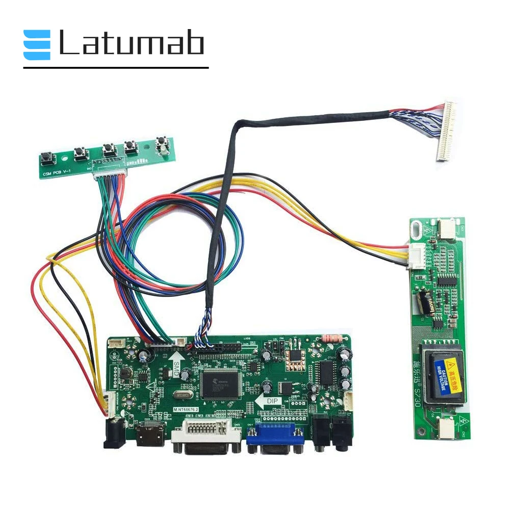 Плата контроллера Latumab для матрицы LVDS HSD190MEN4-A00/HSD190MEN4-A02 19-дюймовый ЖК-дисплей плата