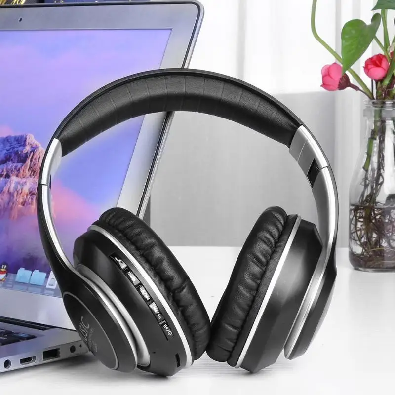 Bluetooth-гарнитура с головным креплением для спортивной игры Поддержка TF карты AUX Беспроводная bluetooth-гарнитура с микрофоном для мобильного телефона Mp3
